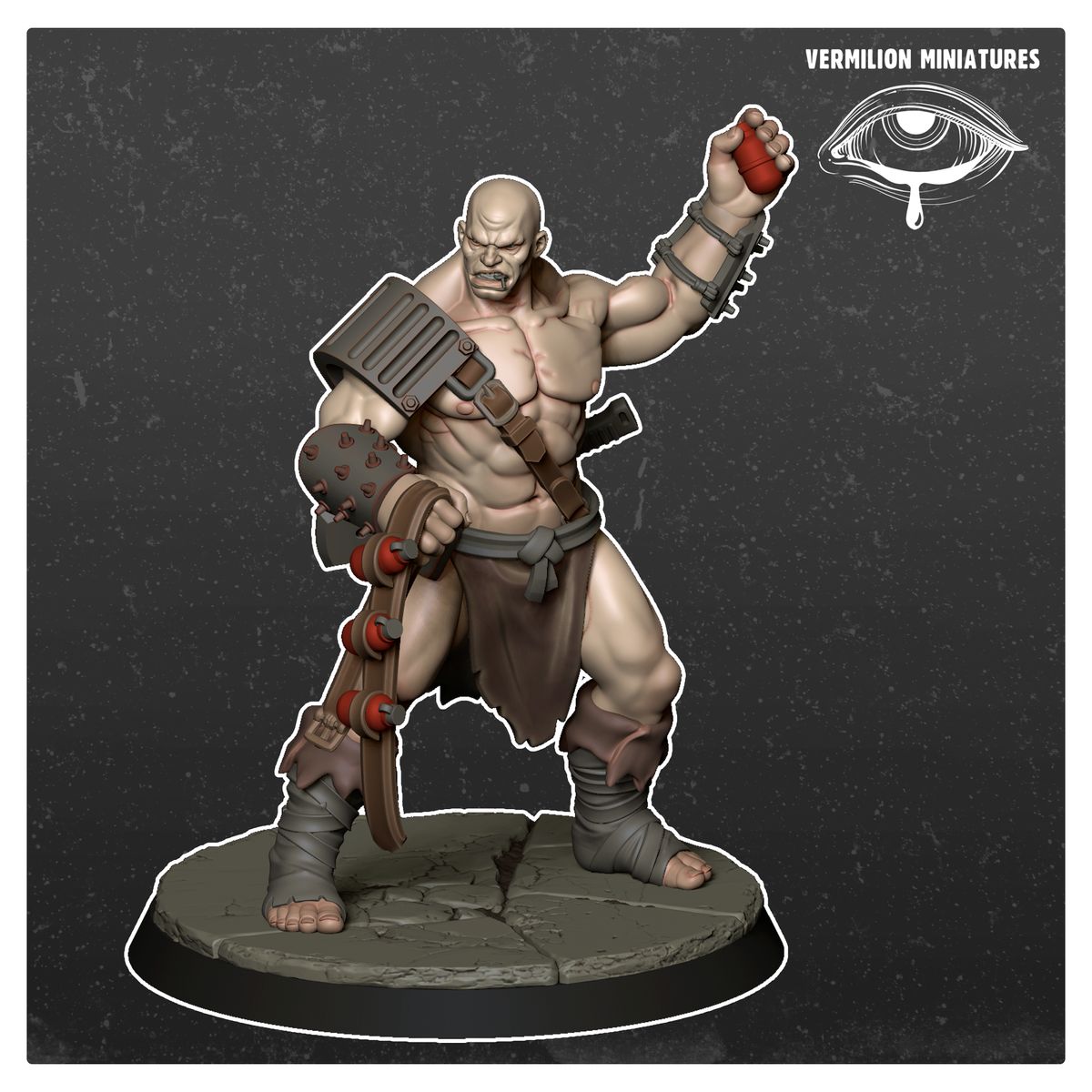 The Pack Overhuman 5 32mm resin miniature by Vermilion Miniatures