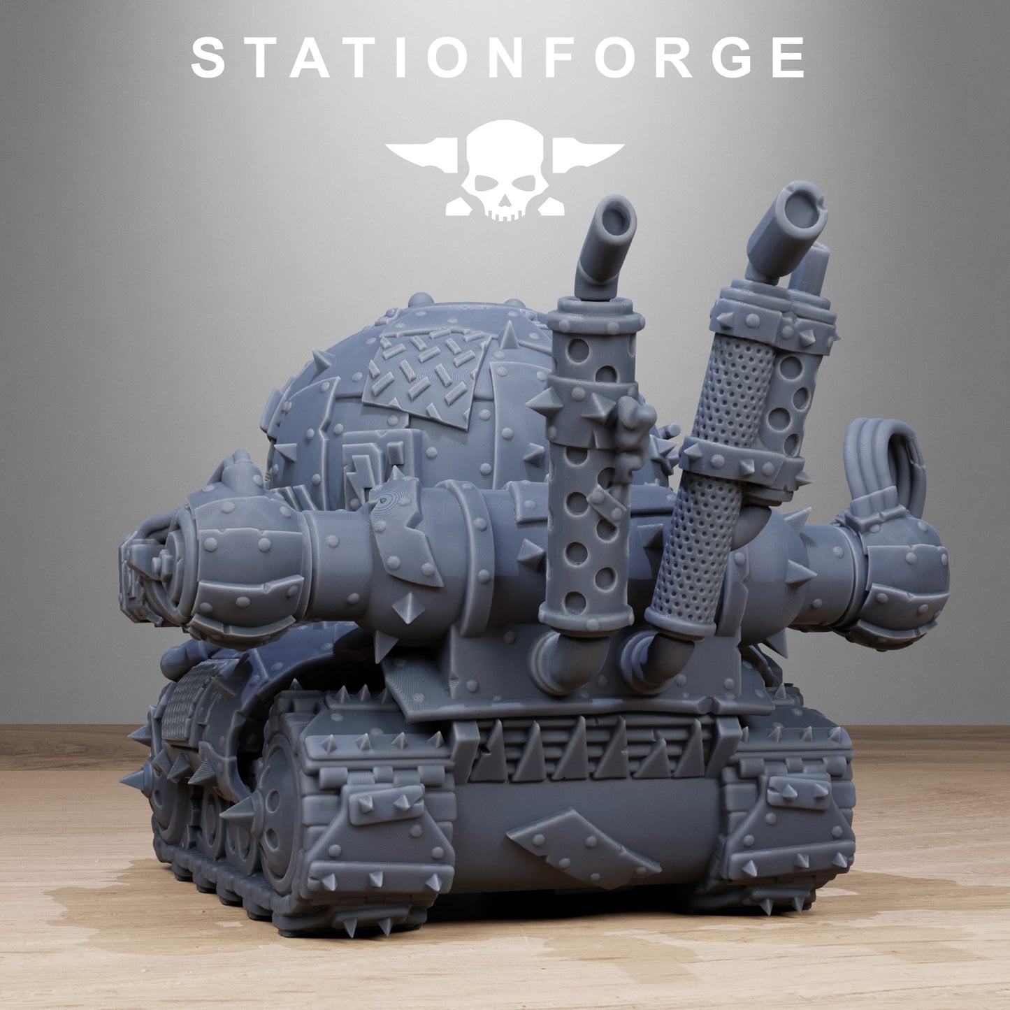 Orkaz Mini Tank - full kit (Sculpted by Stationforge)