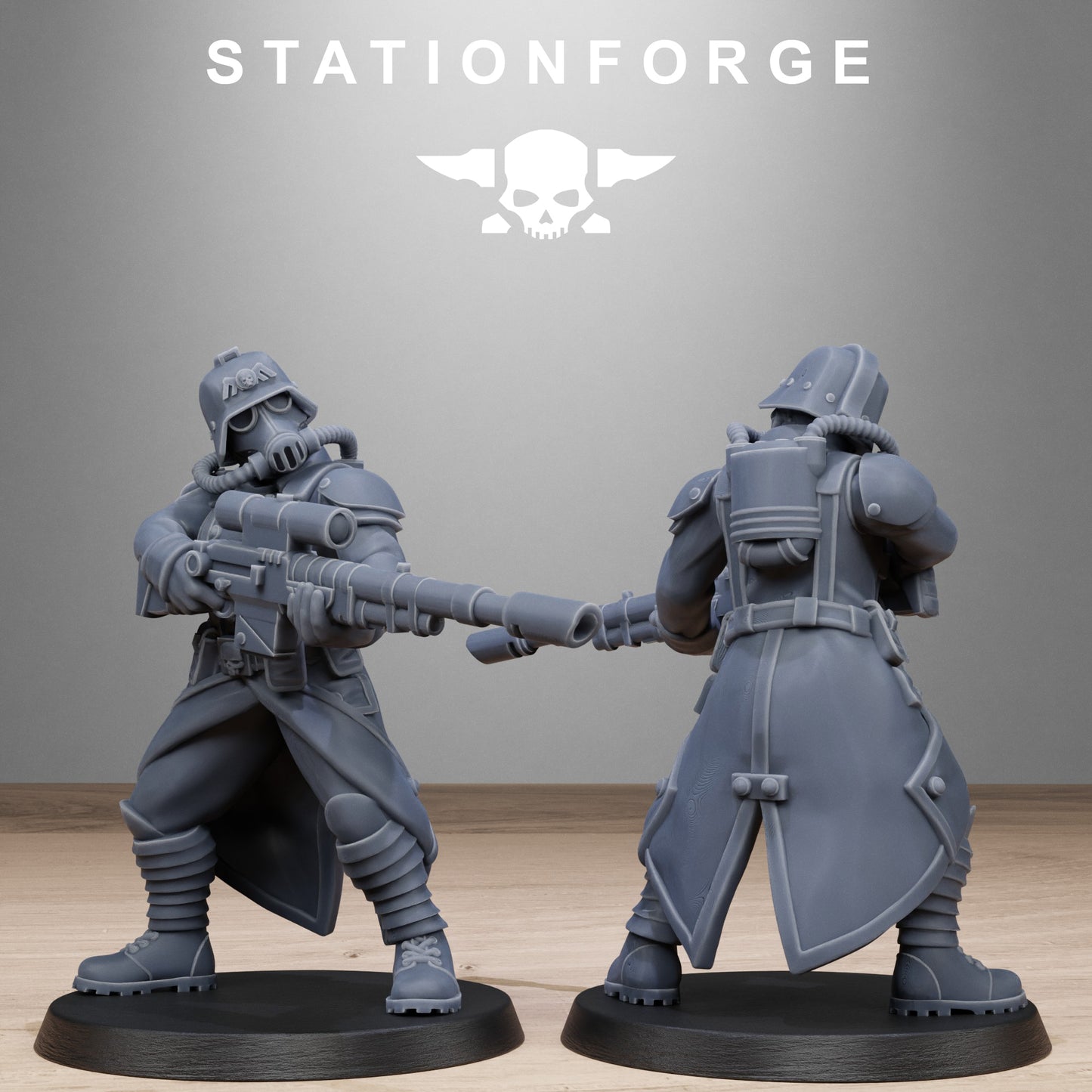 Grimguard Steel Sisters - set of 10 (Sculpted by Stationforge)