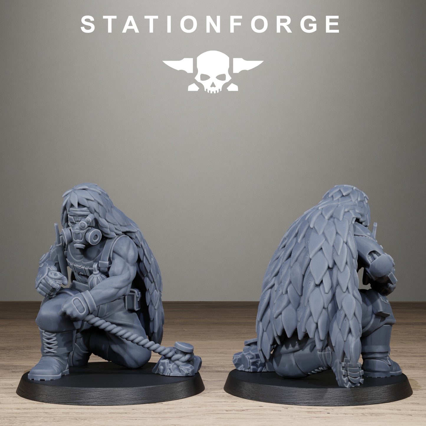 Grimguard Jungle Fighter Snipers (Sculpted by Station Forge)