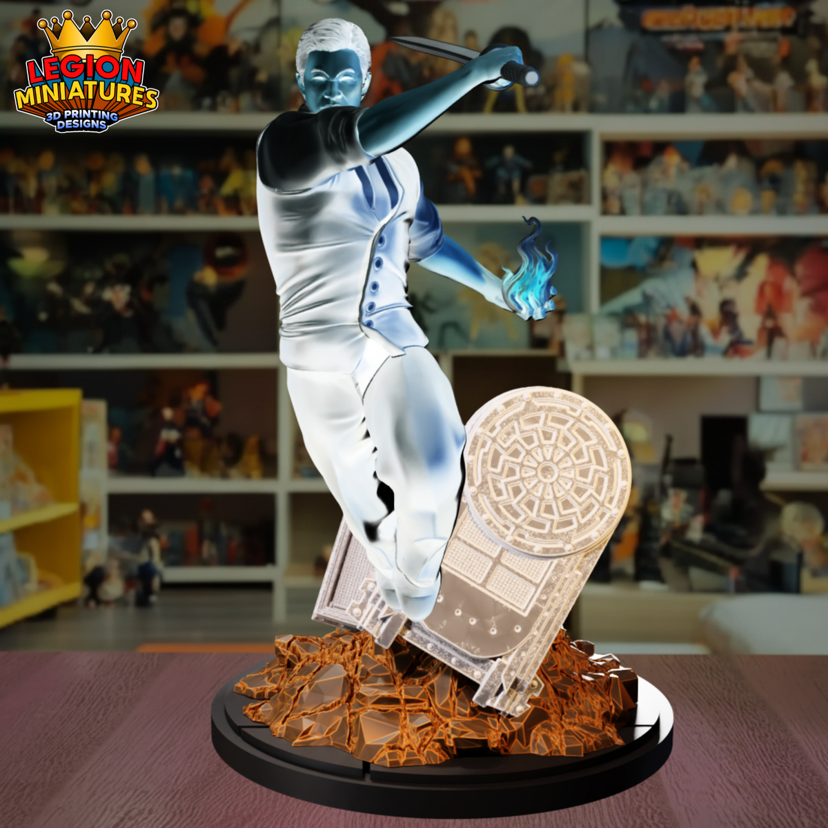 Mister Negative Fan-Art 40mm Miniature (Sculpted by Legion Miniatures)