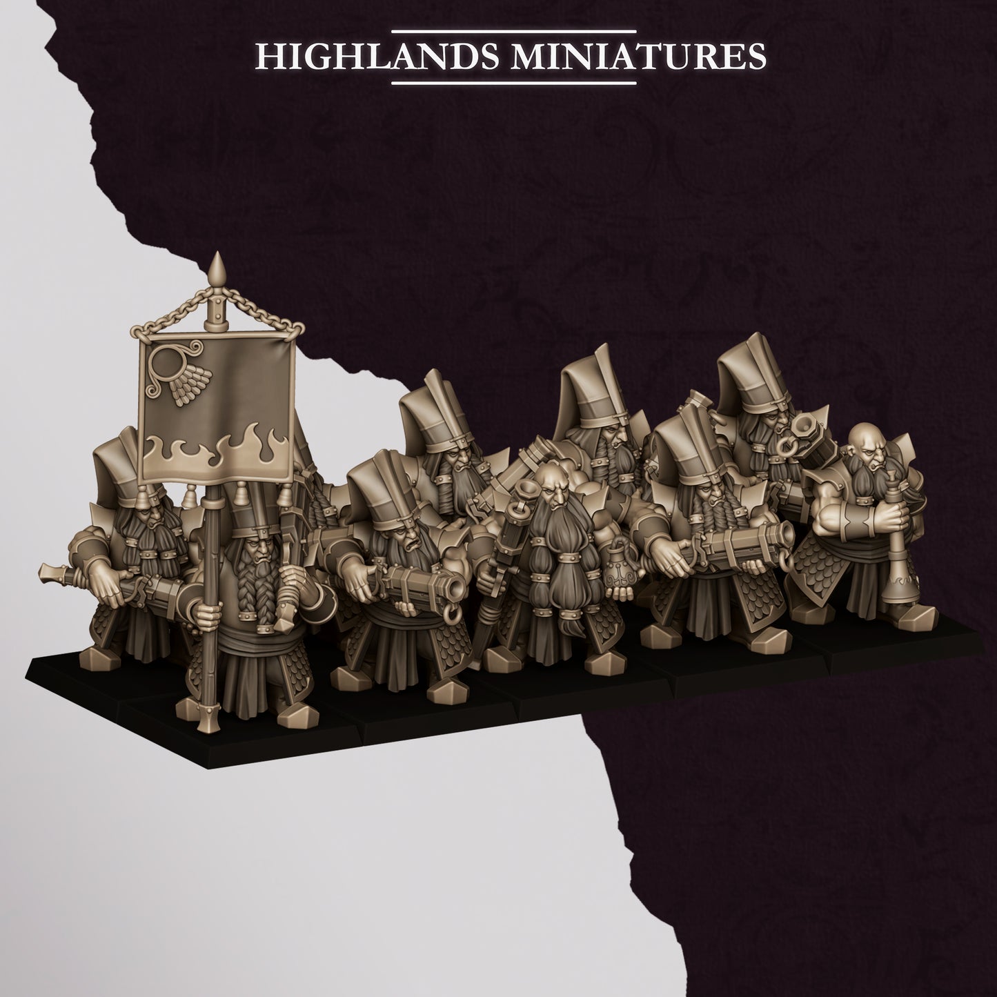 Sons of Marduk Shooters miniature - set of 10 (Sculpted by Highland Miniatures)