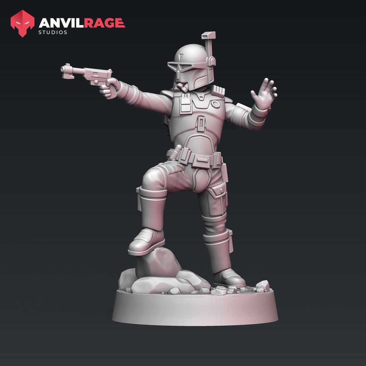 Concept Hunter heroic scale miniature