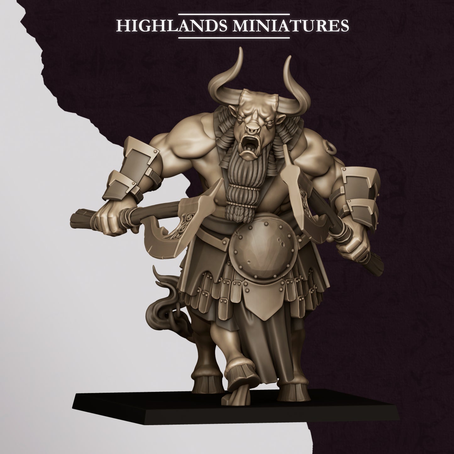 Marduk Minotaurs - set of 3 (Sculpted by Highland Miniatures)