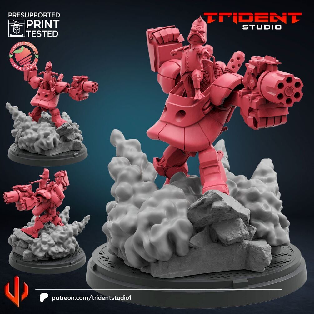 Howard the Duck Robot (Sculpted by Trident Miniatures)