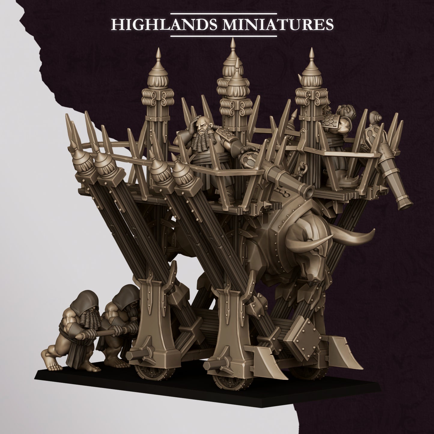 Blazing Icon of Marduk (Sculpted by Highlands Miniatures)