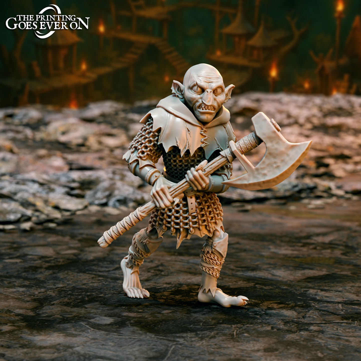 Goblin Stalkers - set of 3 (sculpted by Printing Goes Ever On)