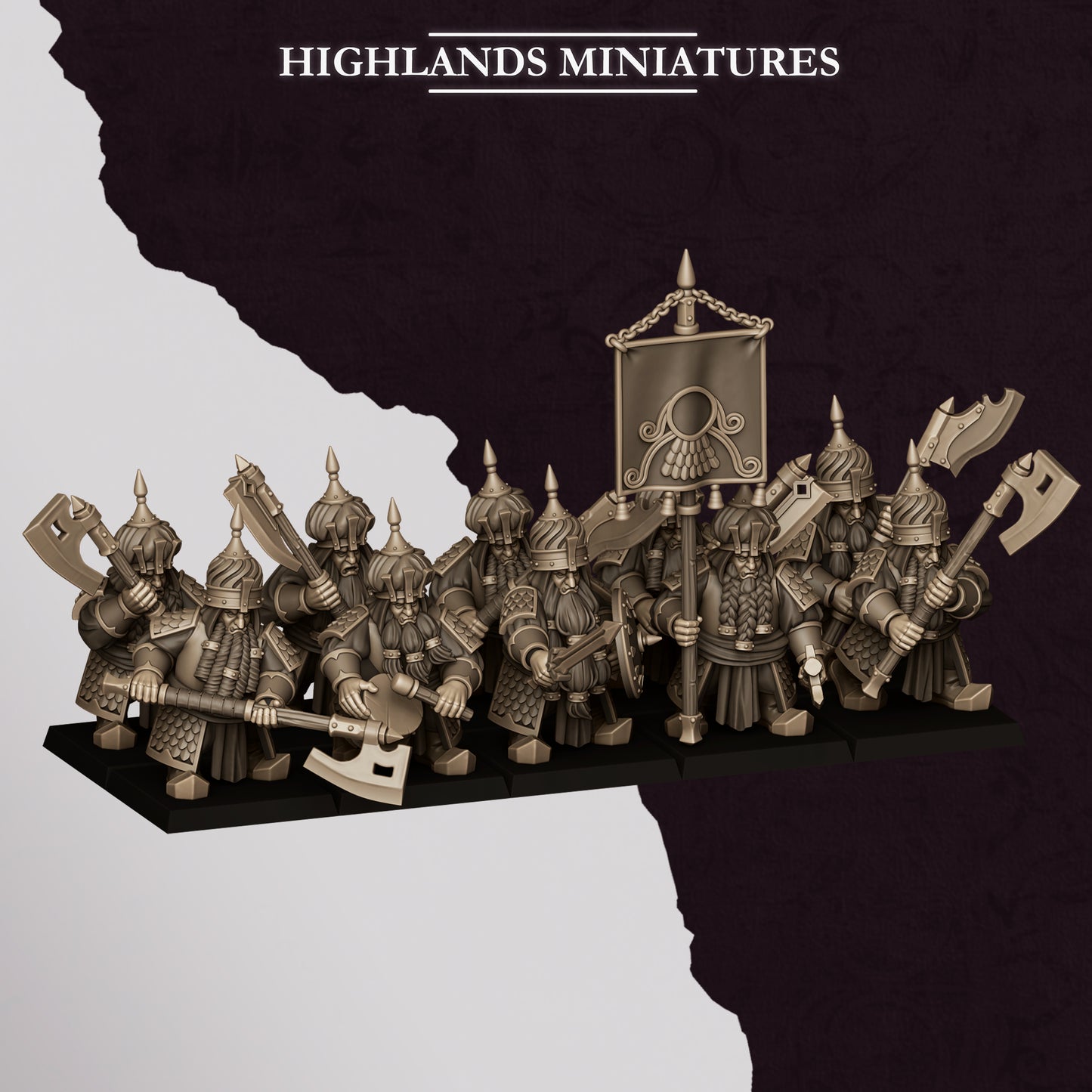 Sons of Marduk Warriors miniature (Sculpted by Highland Miniatures)