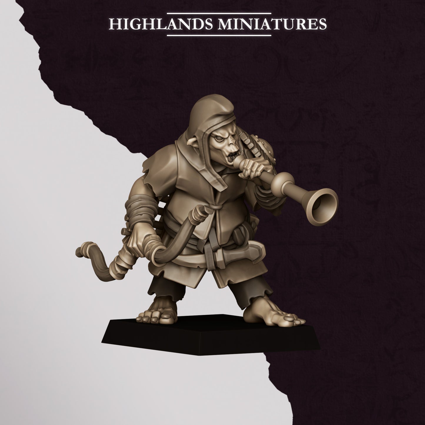 Hobgoblin Archers miniature (Sculpted by Highland Miniatures)