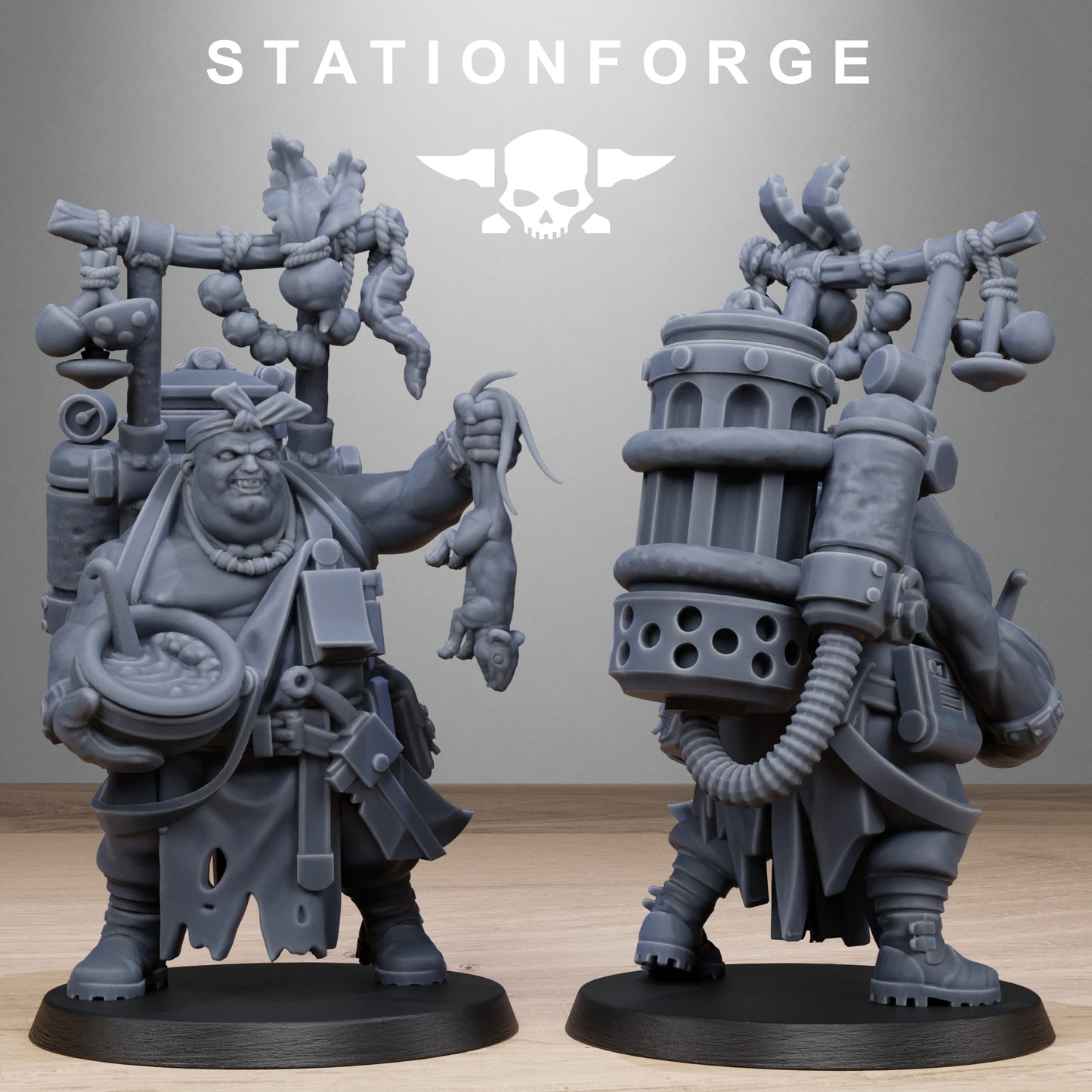 Grimcorp Scrap Operatives (Sculpted by Stationforge)