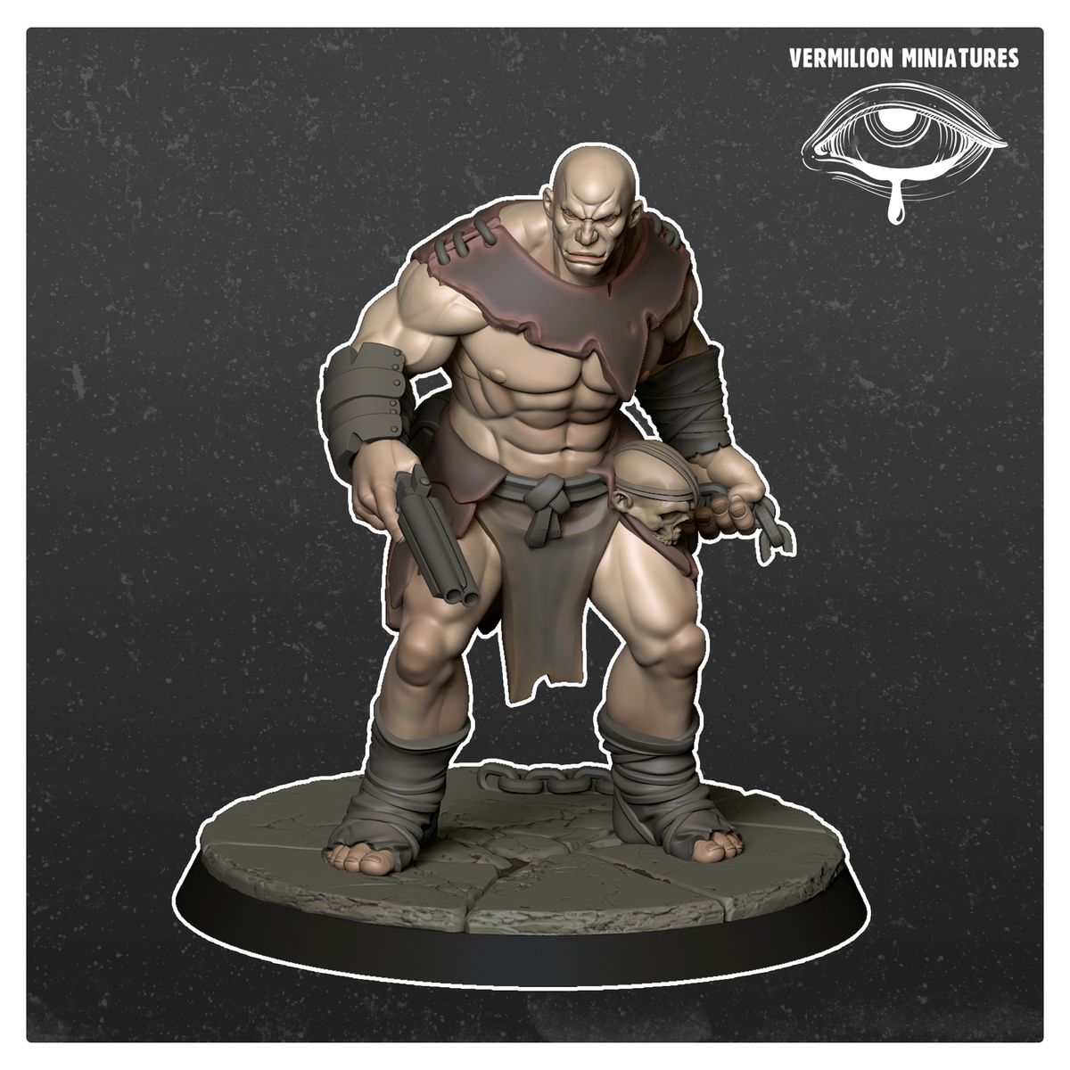 The Pack Overhuman 6 32mm resin miniature by Vermilion Miniatures