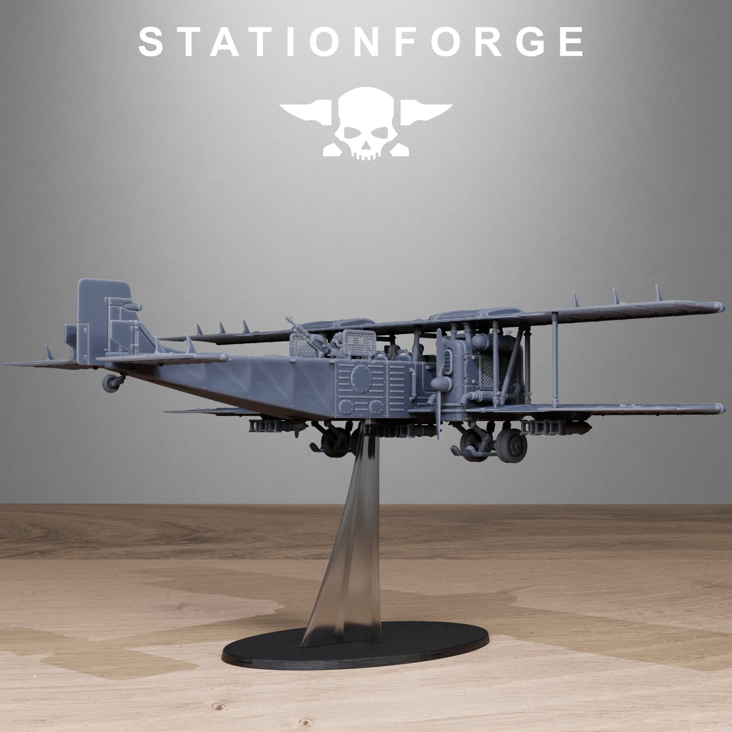 Grimguard Iron Biplane (Sculpted by Stationforge)