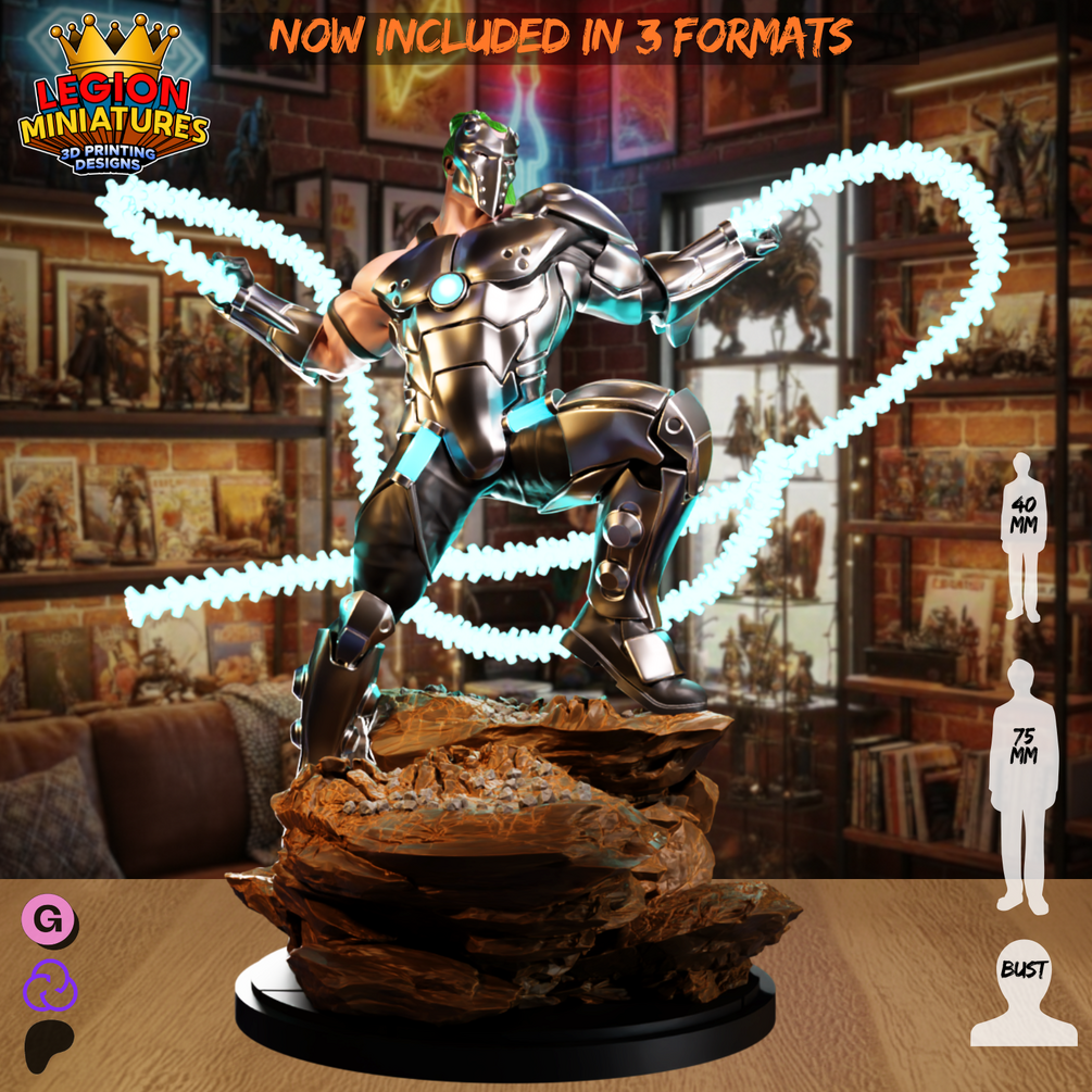 Whiplash fan-art miniature by Legion Miniatures