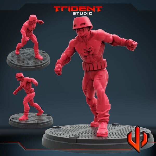 Rock Python (Fan art sculpted by Trident Studio) (Crisis Protocol Proxy/Alternative)