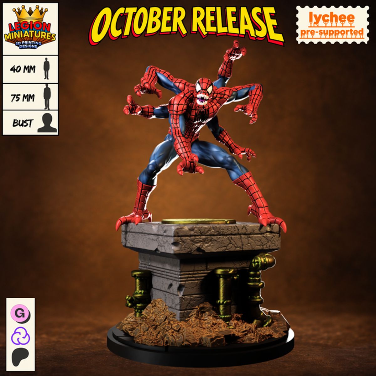 Doppelganger Fan-Art 40mm Miniature (Sculpted by Legion Miniatures)