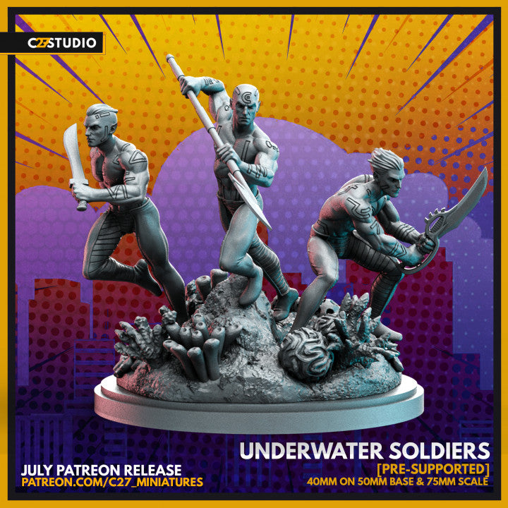 Atlantean Soldiers render