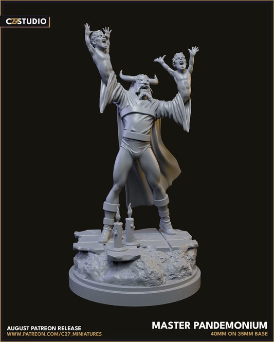 Master Pandemonium on 35mm Base (Sculpted by C27 Minis & Terrain)
