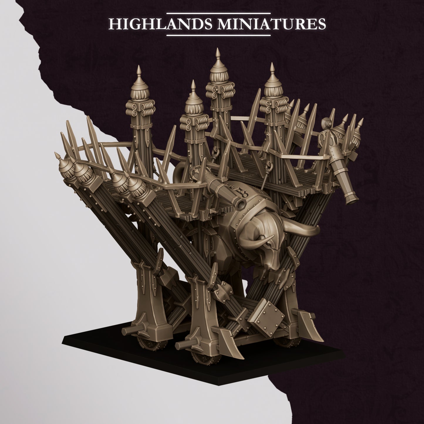 Blazing Icon of Marduk (Sculpted by Highlands Miniatures)