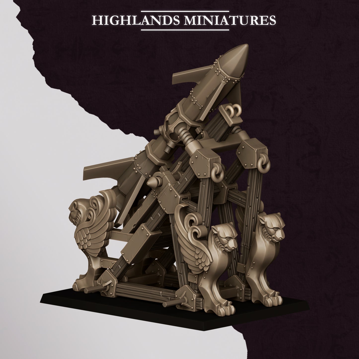 Sons of Marduk Rocket miniature (Sculpted by Highland Miniatures)