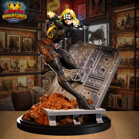 Crimson Widow Operative / Yelena (Sculpted by Legion Miniatures) - 3D Printed Miniature