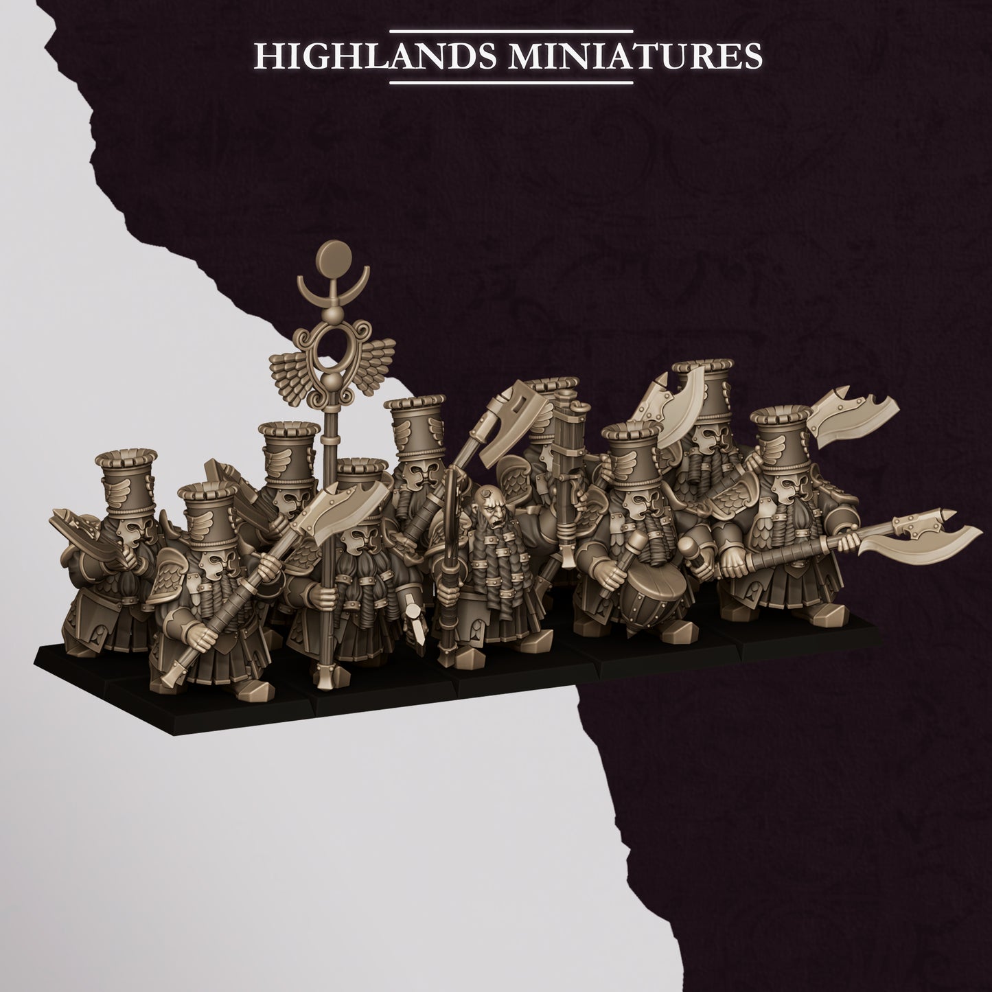 Sons of Marduk Heavy Guard miniature - set of 10 (Sculpted by Highland Miniatures)
