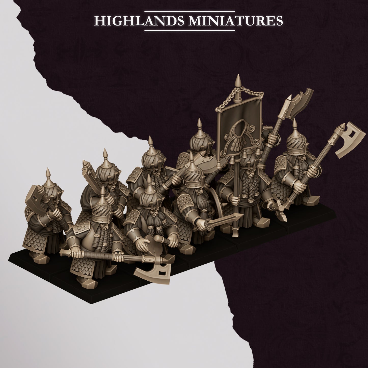 Sons of Marduk Warriors miniature (Sculpted by Highland Miniatures)