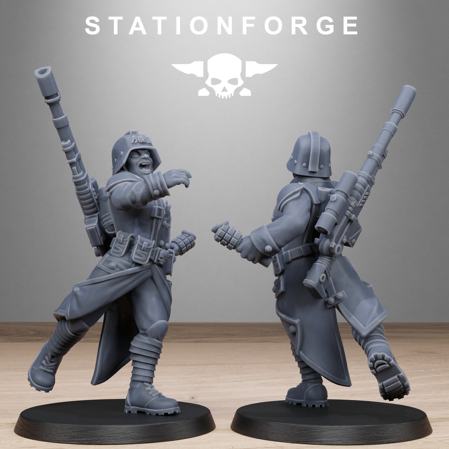 Grimguard Steel Sisters - set of 10 (Sculpted by Stationforge)