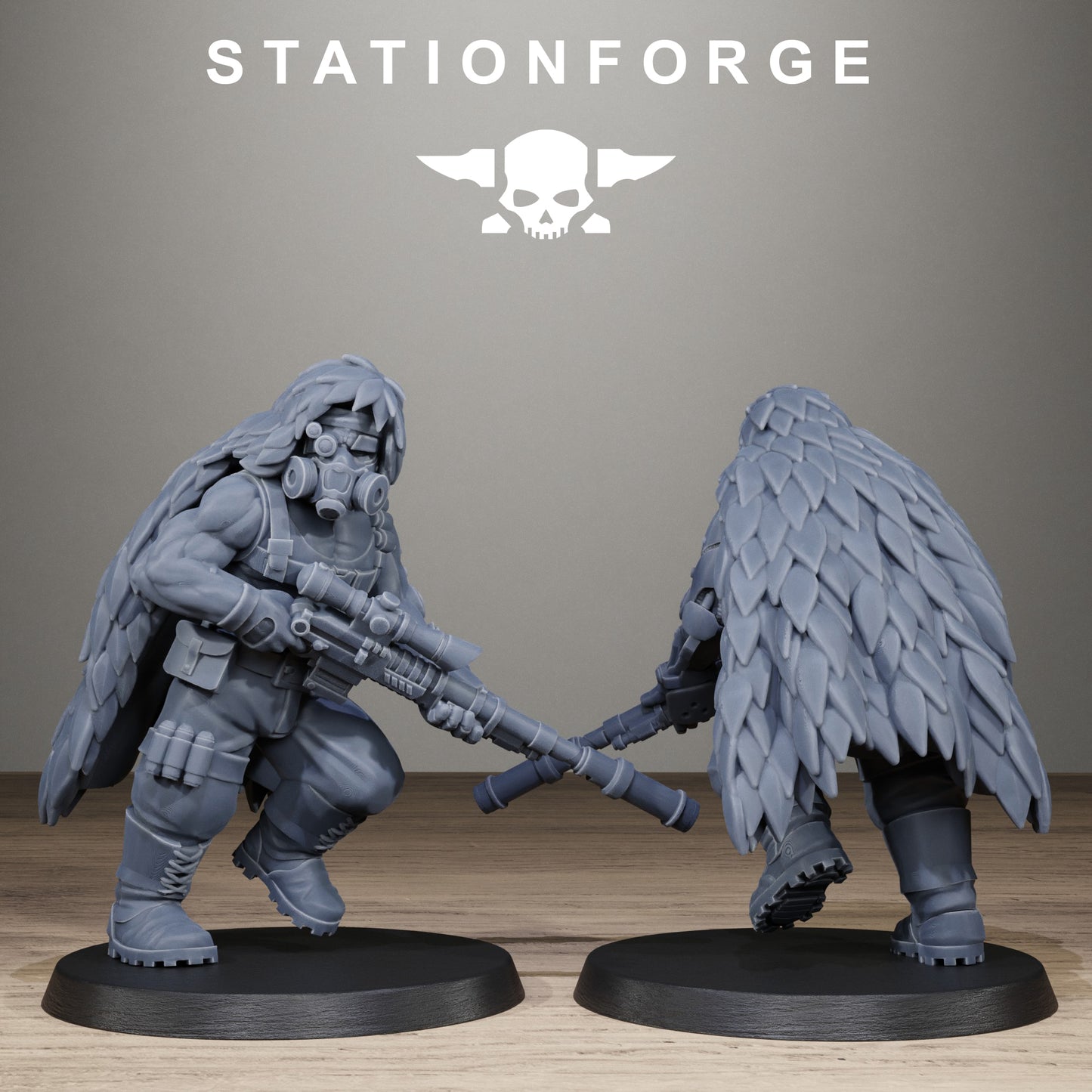 Grimguard Jungle Fighter Snipers (Sculpted by Station Forge)