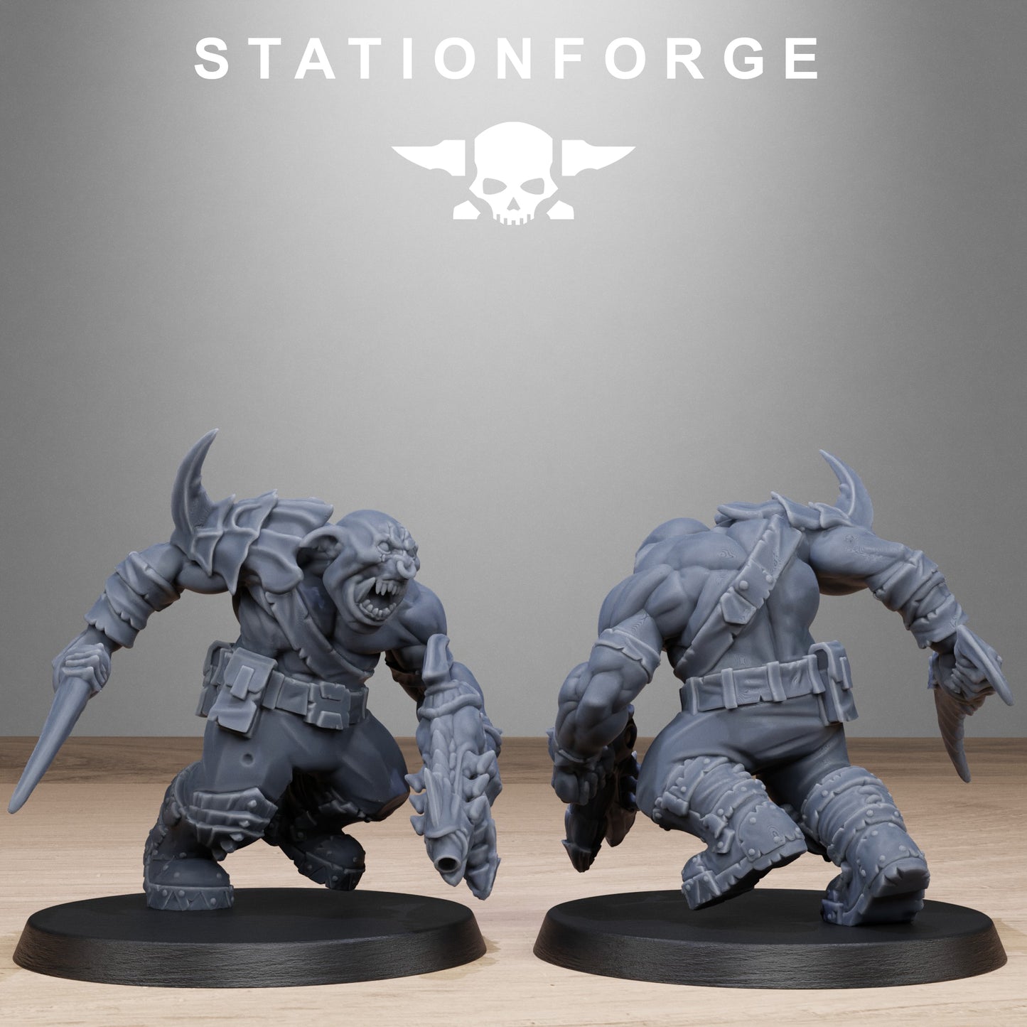 Orkaz Biotech Looters - set of 10 (Sculpted by Stationforge)
