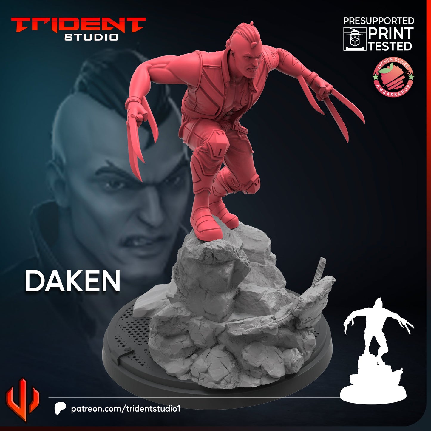Daken (Sculpted by Trident Miniatures)