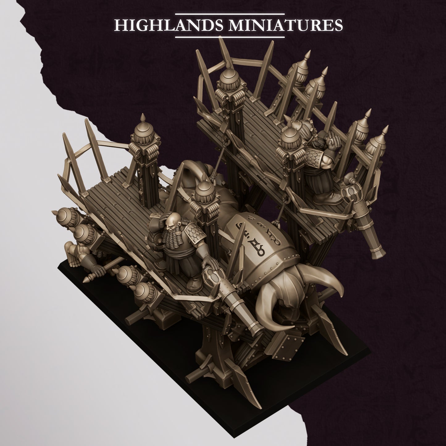 Blazing Icon of Marduk (Sculpted by Highlands Miniatures)