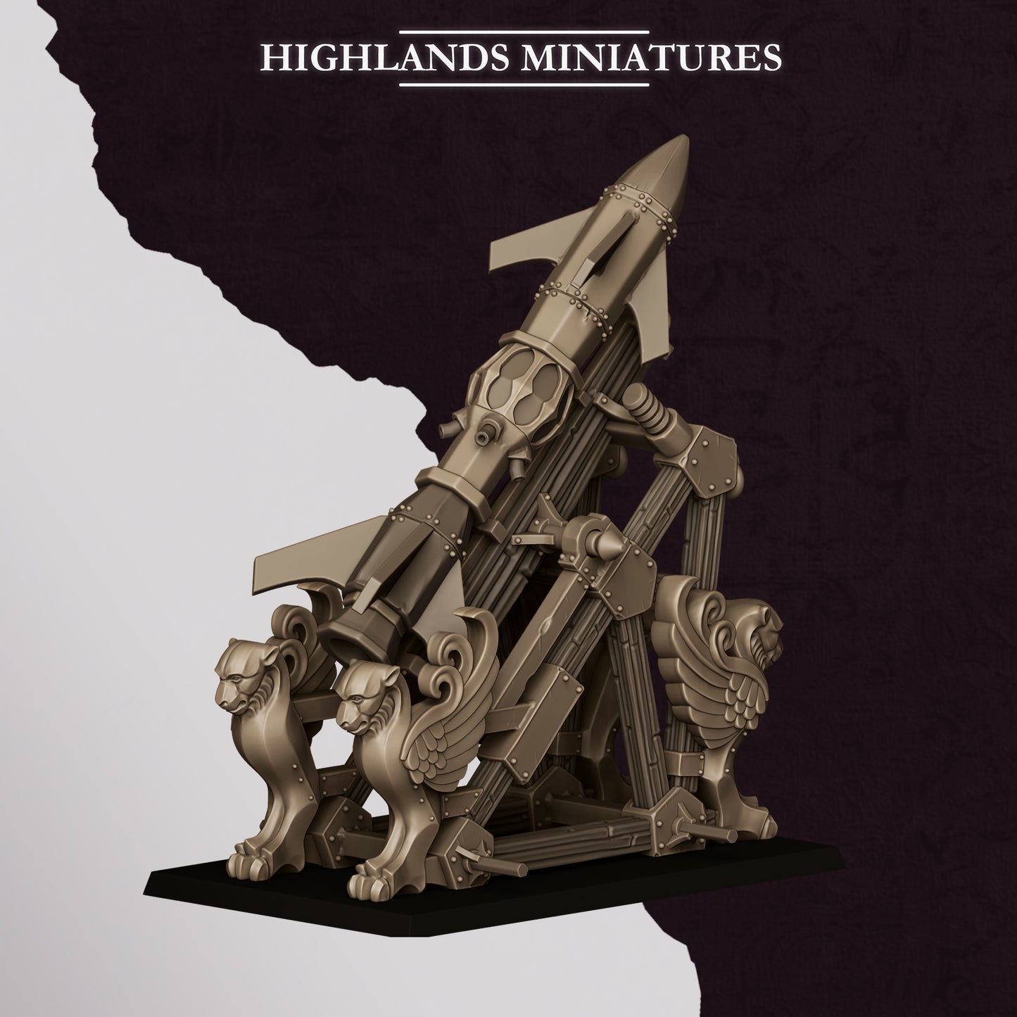 Sons of Marduk Rocket miniature (Sculpted by Highland Miniatures)