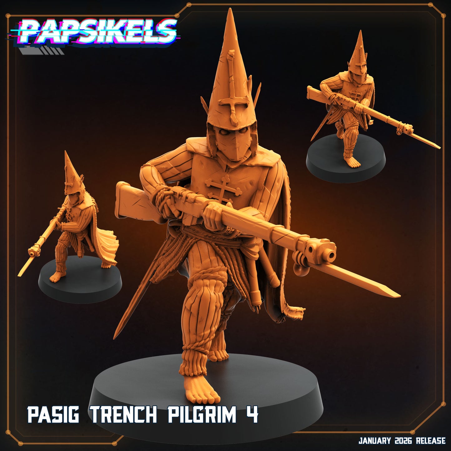 Pasig Trench Pilgrims - set of 5 (Sculpted by Papsikels)