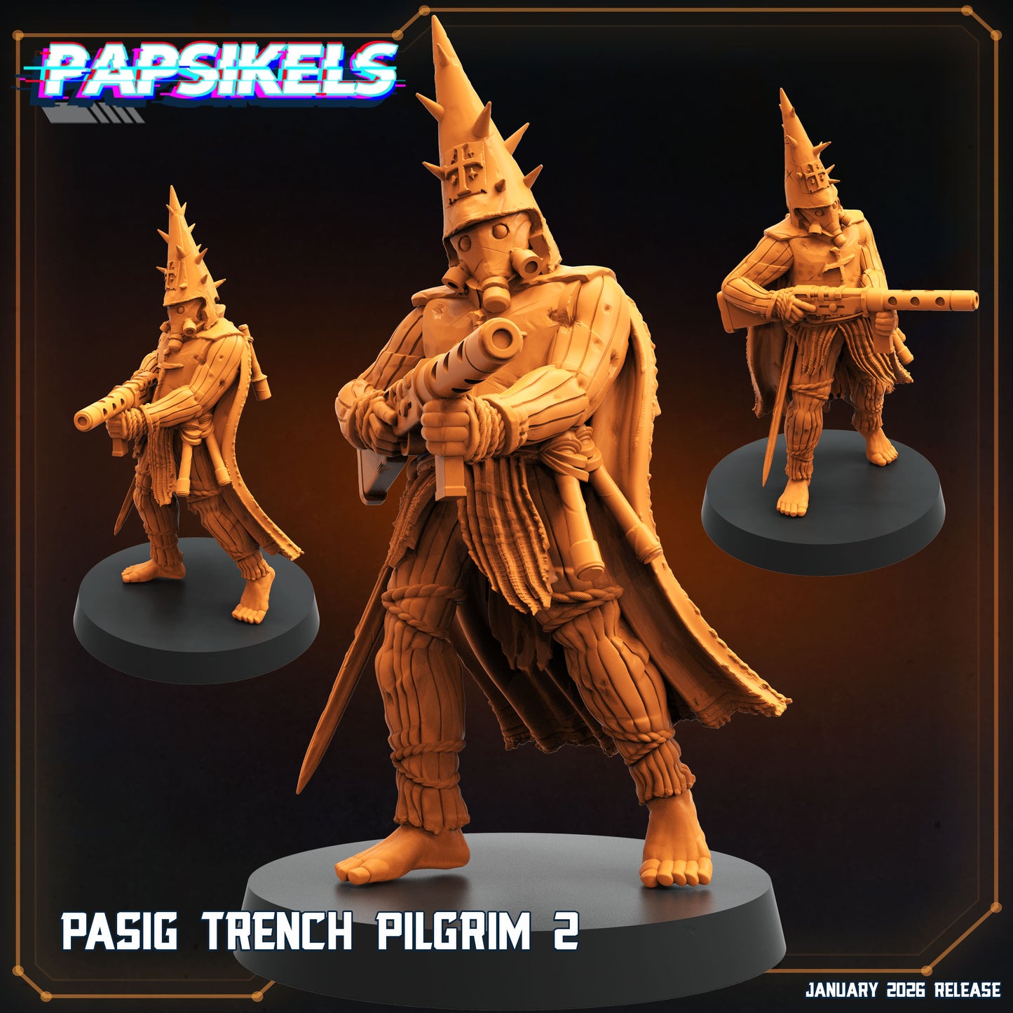 Pasig Trench Pilgrims - set of 5 (Sculpted by Papsikels)
