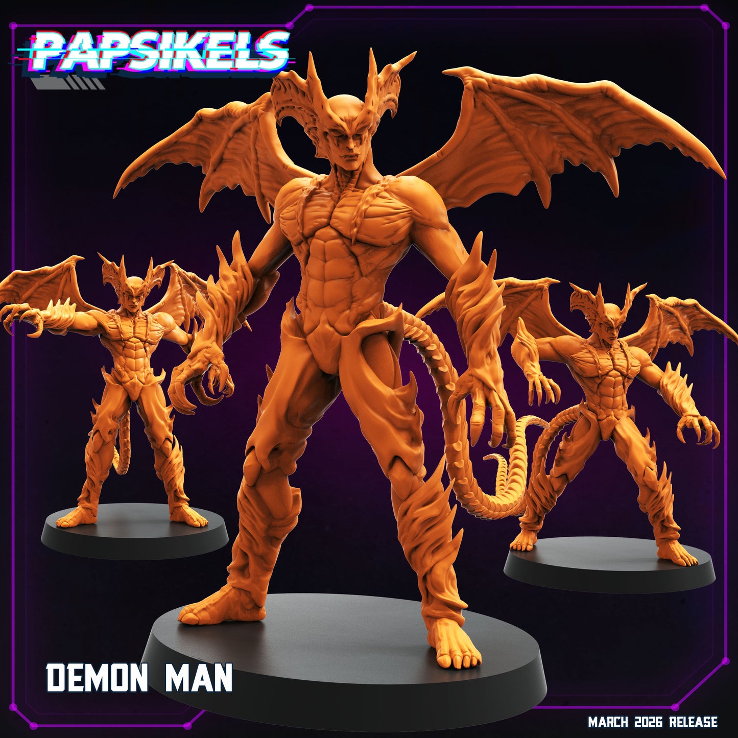 Demon Man (sculpted by Papsikels)