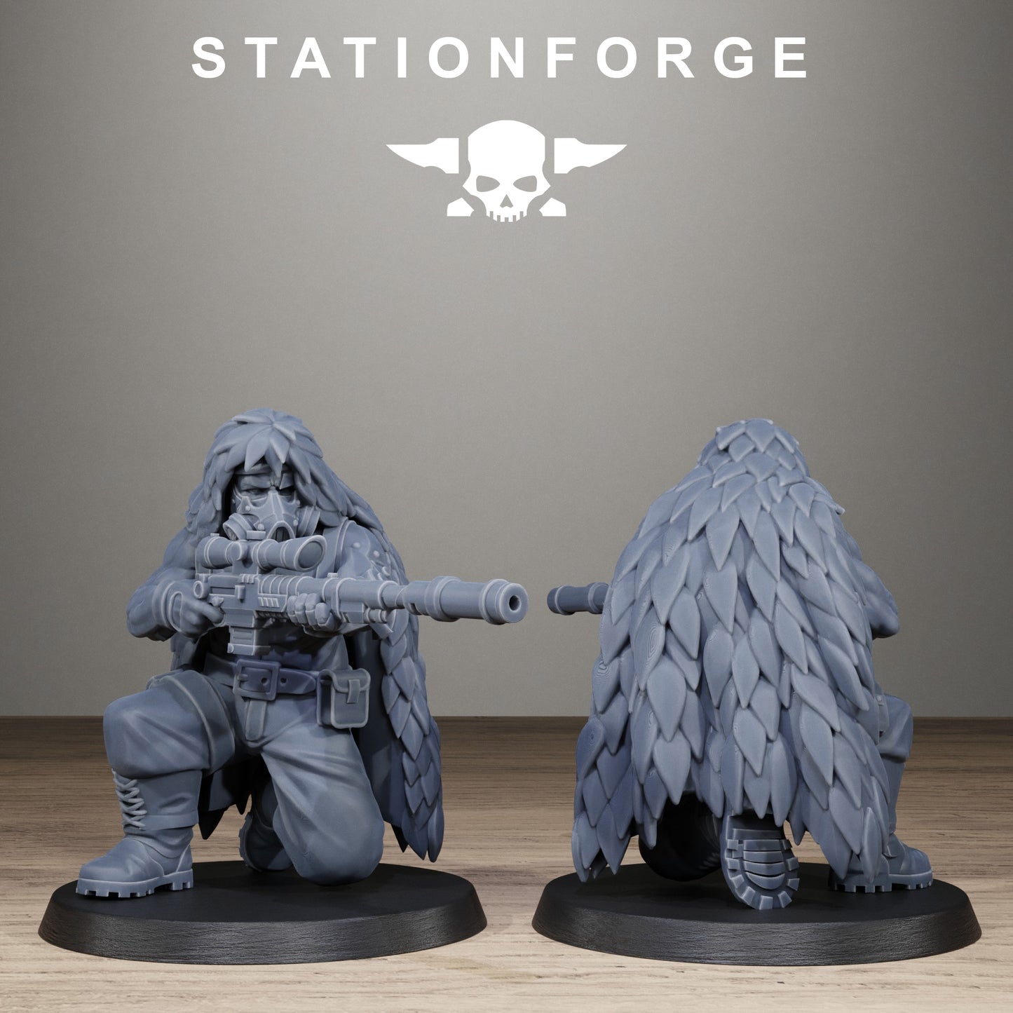Grimguard Jungle Fighter Snipers (Sculpted by Station Forge)