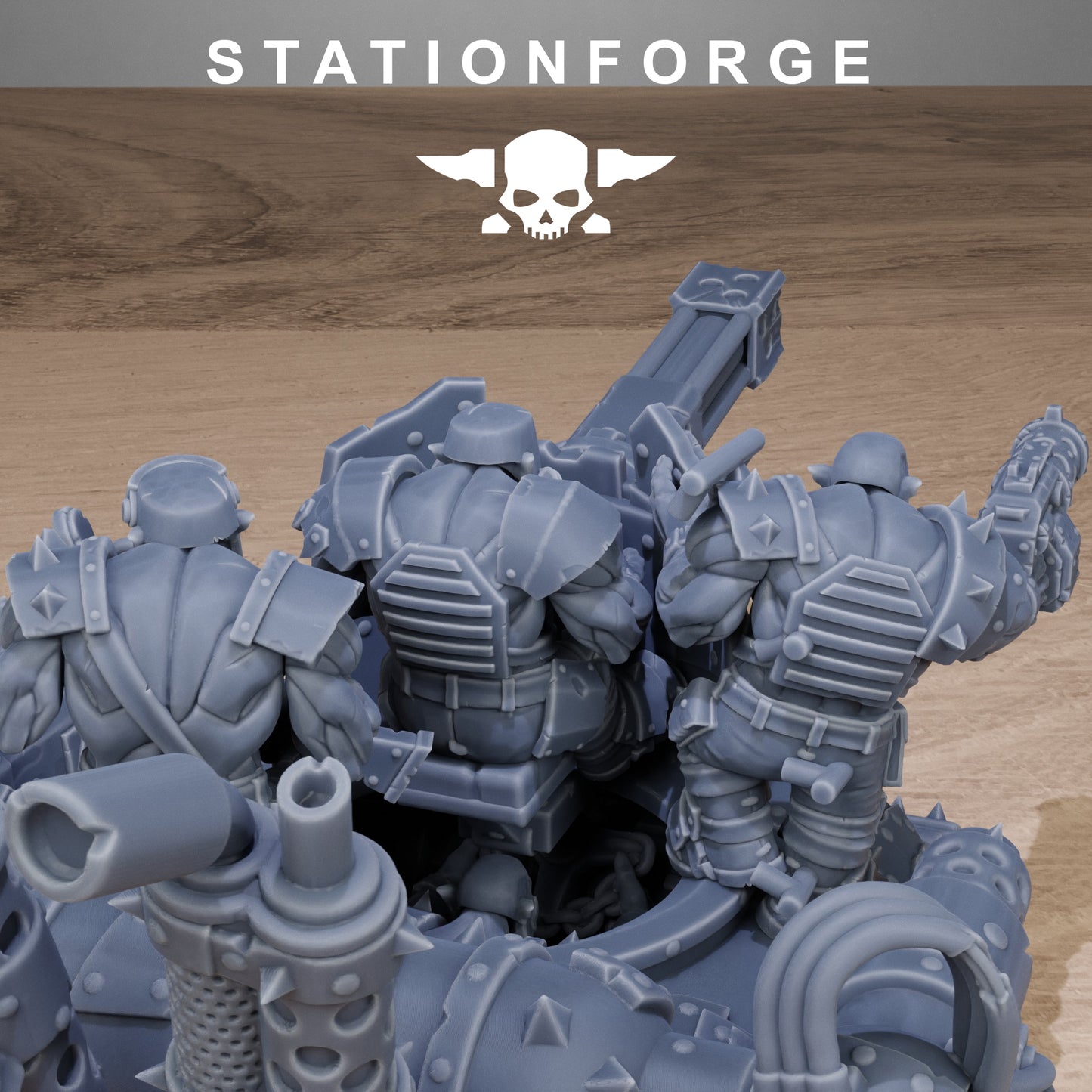 Orkaz Mini Tank - full kit (Sculpted by Stationforge)
