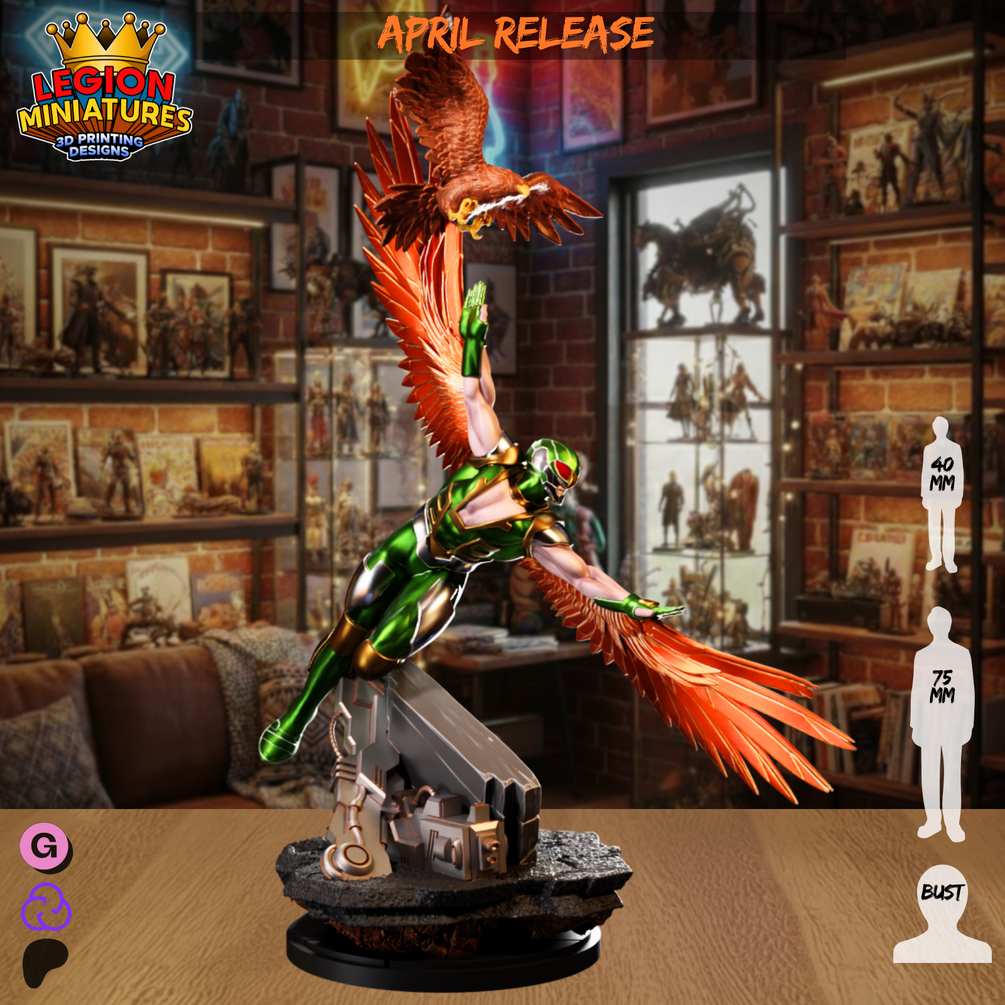 Falcon fan-art miniature by Legion Miniatures