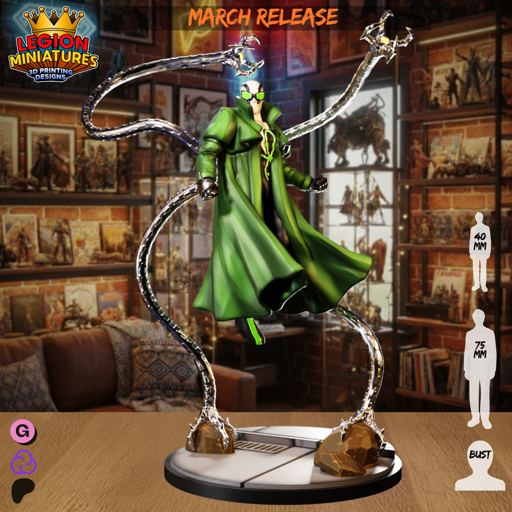Octopus fan-art miniature by Legion Miniatures