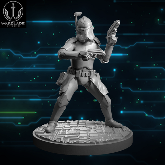Captain Wolffe - Fan Art (Sculpted by Warblade Studios)