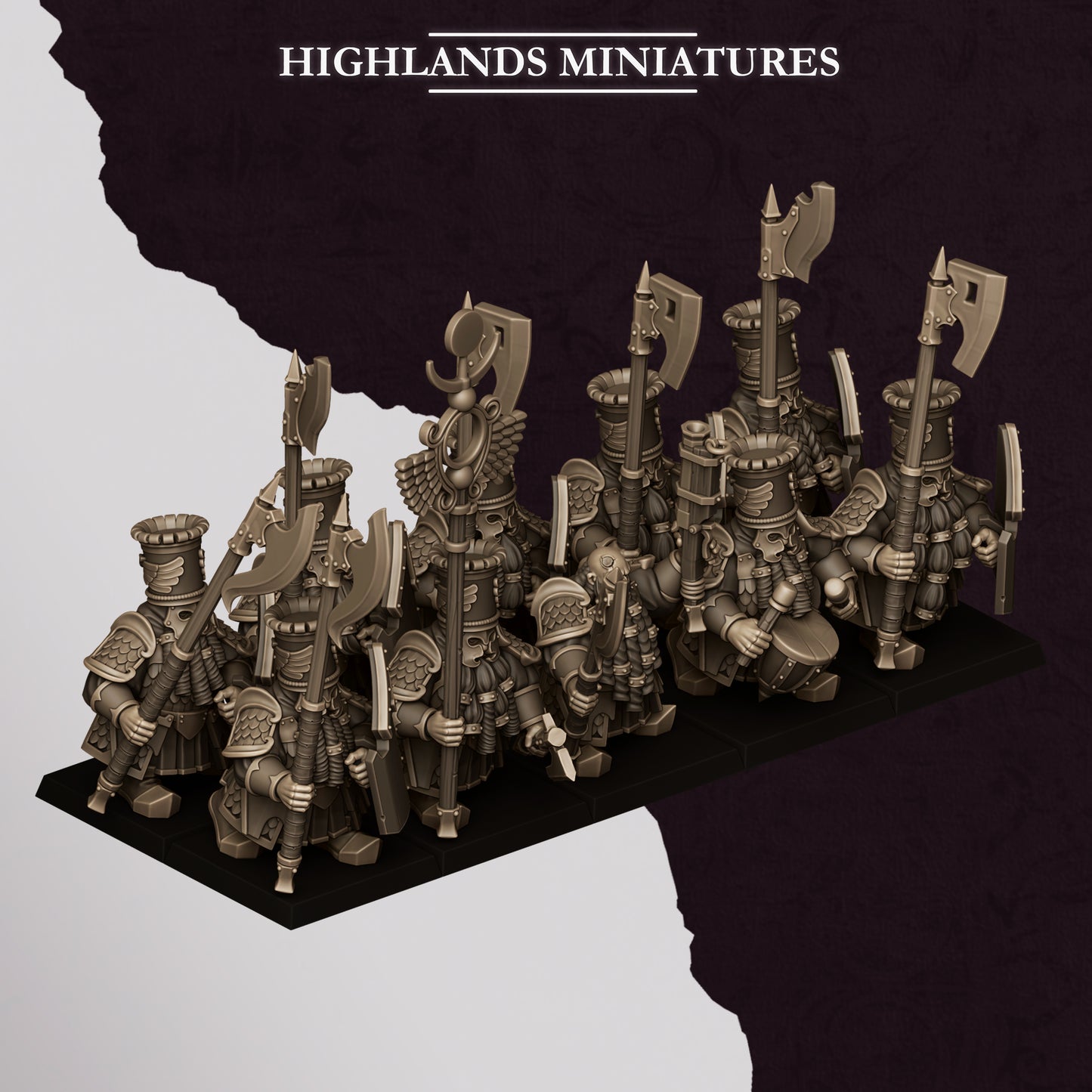 Sons of Marduk Heavy Guard miniature - set of 10 (Sculpted by Highland Miniatures)