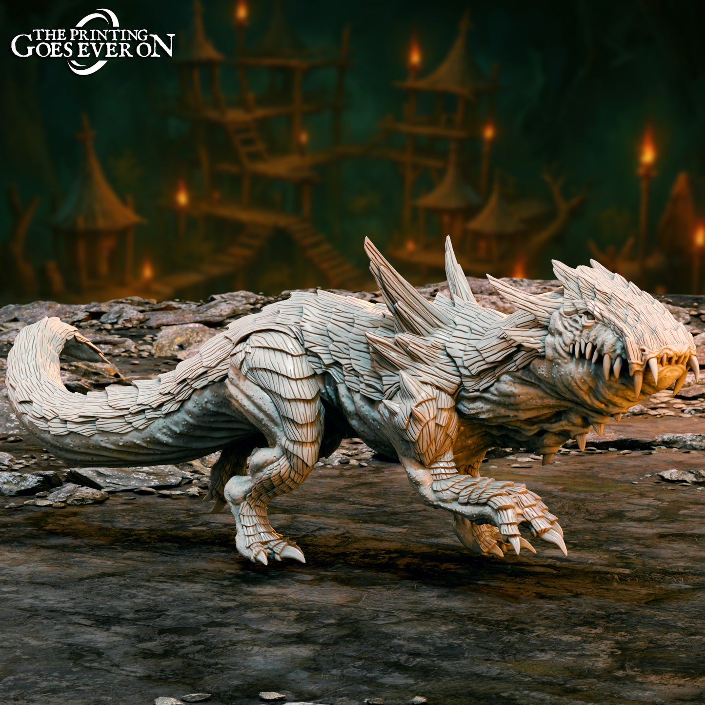 Flaming Drakes - 1 model (sculpted by Printing Goes Ever On)