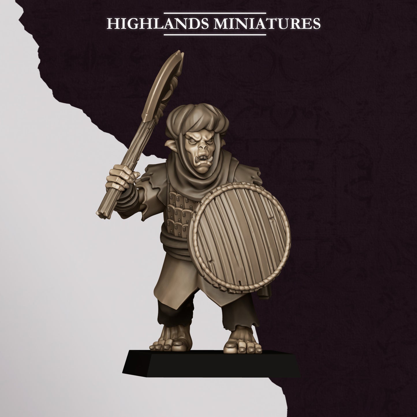 Hobgoblin Warriors miniature (Sculpted by Highland Miniatures)