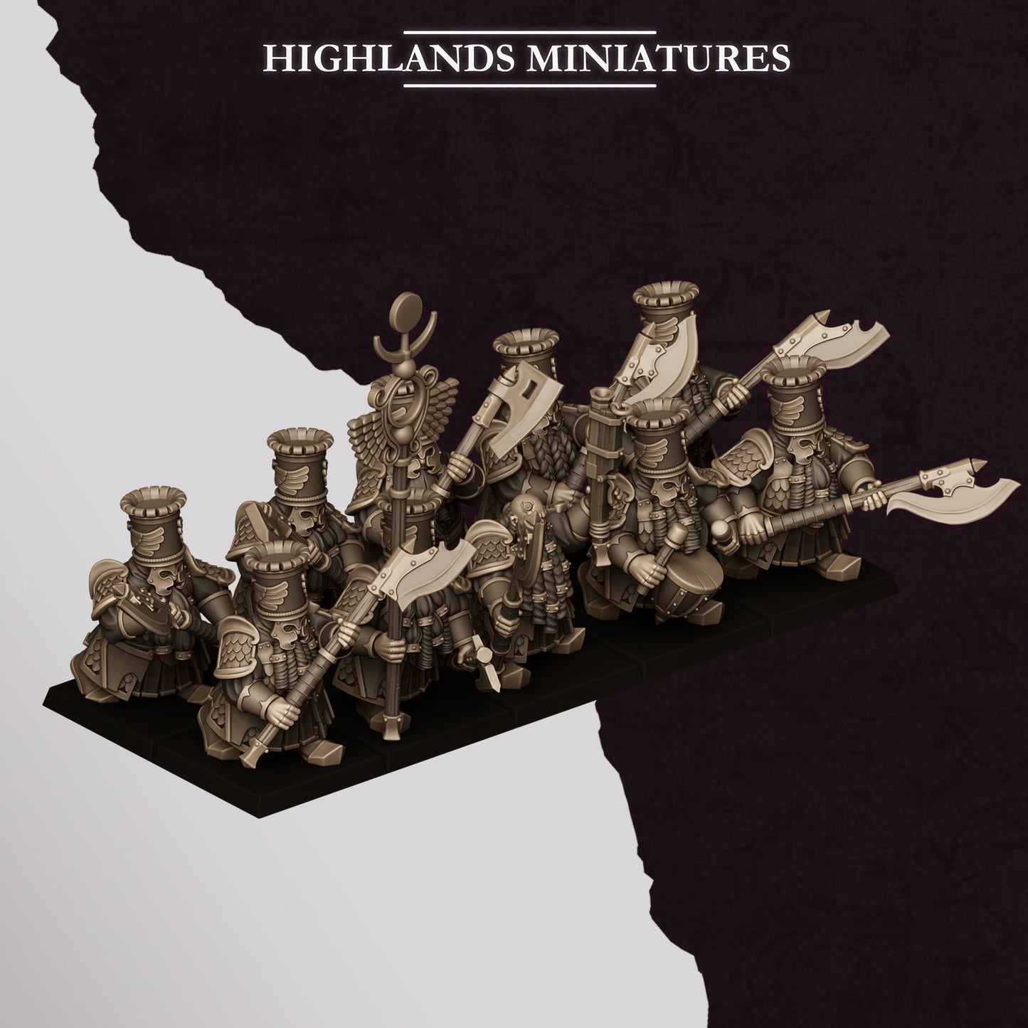 Sons of Marduk Heavy Guard miniature - set of 10 (Sculpted by Highland Miniatures)