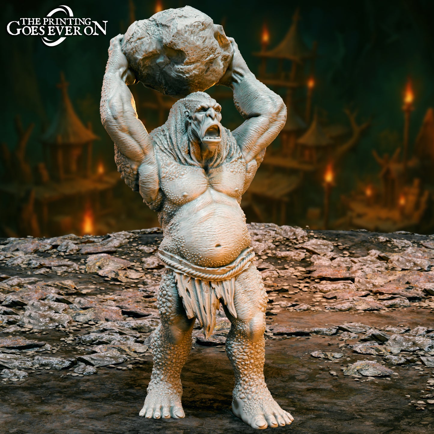 Mountain Giants - 1 model (Sculpted by Printing Goes Ever On)