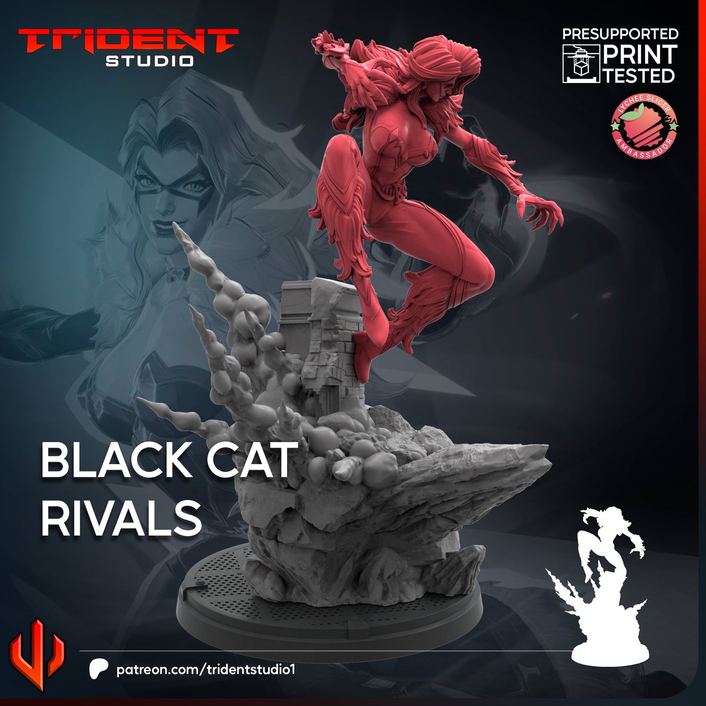 Black Cat - Rivals (Sculpted by Trident Miniatures)