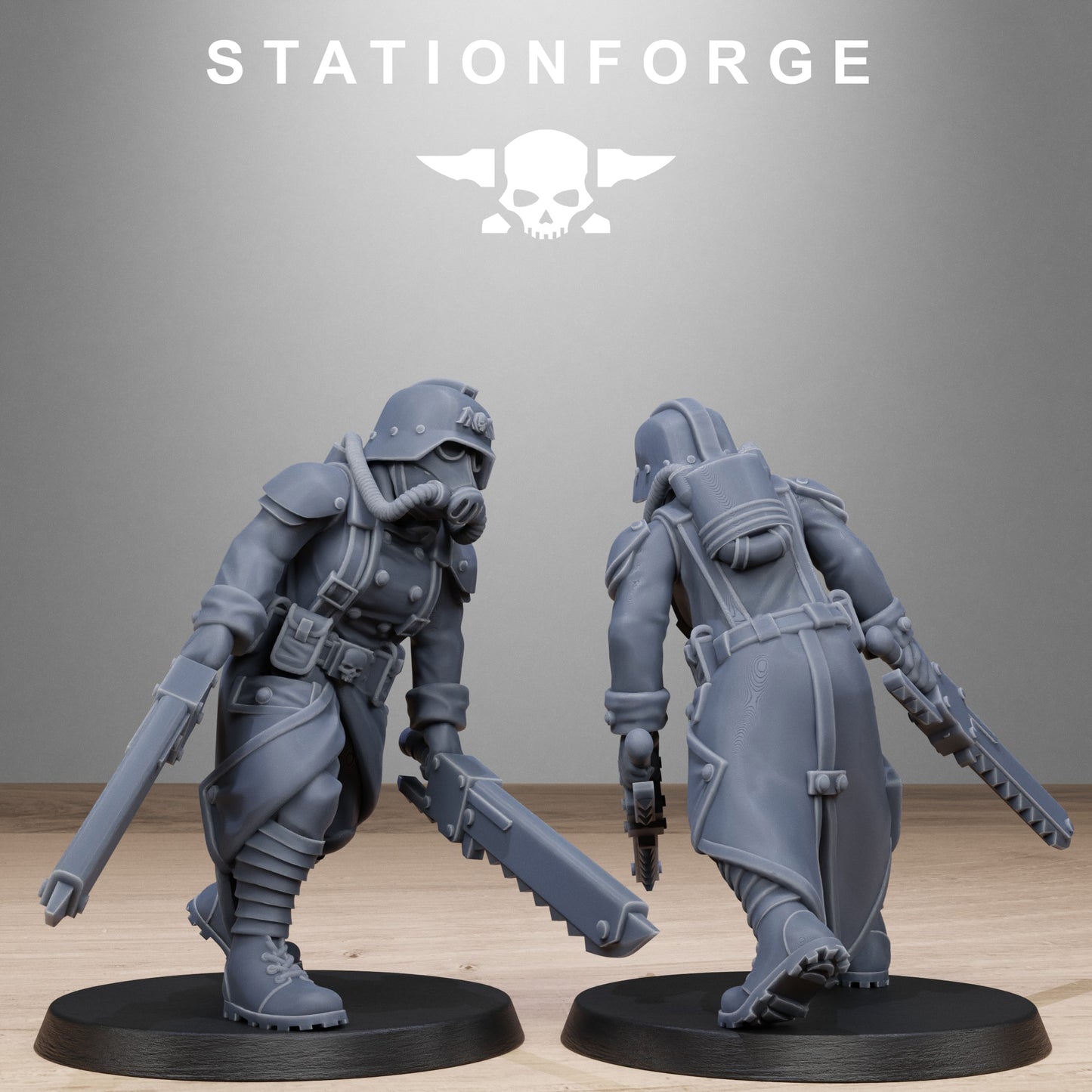 Grimguard Steel Sisters - set of 10 (Sculpted by Stationforge)
