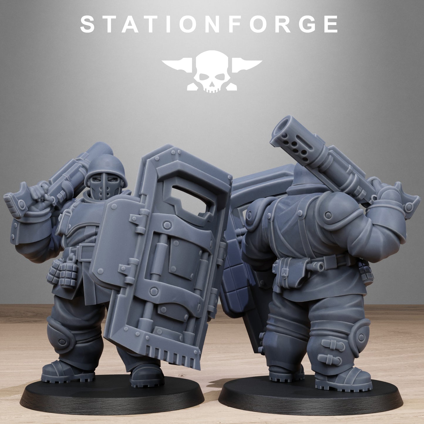 Freeguard Armored Mutants - set of 10 (Sculpted by Stationforge)