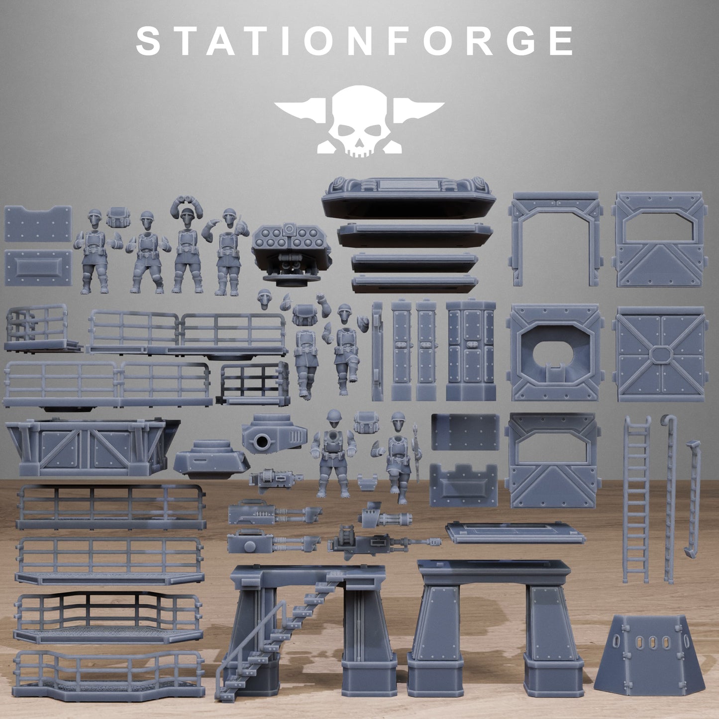 Freeguard Tower Guard - full kit (Sculpted by Stationforge)