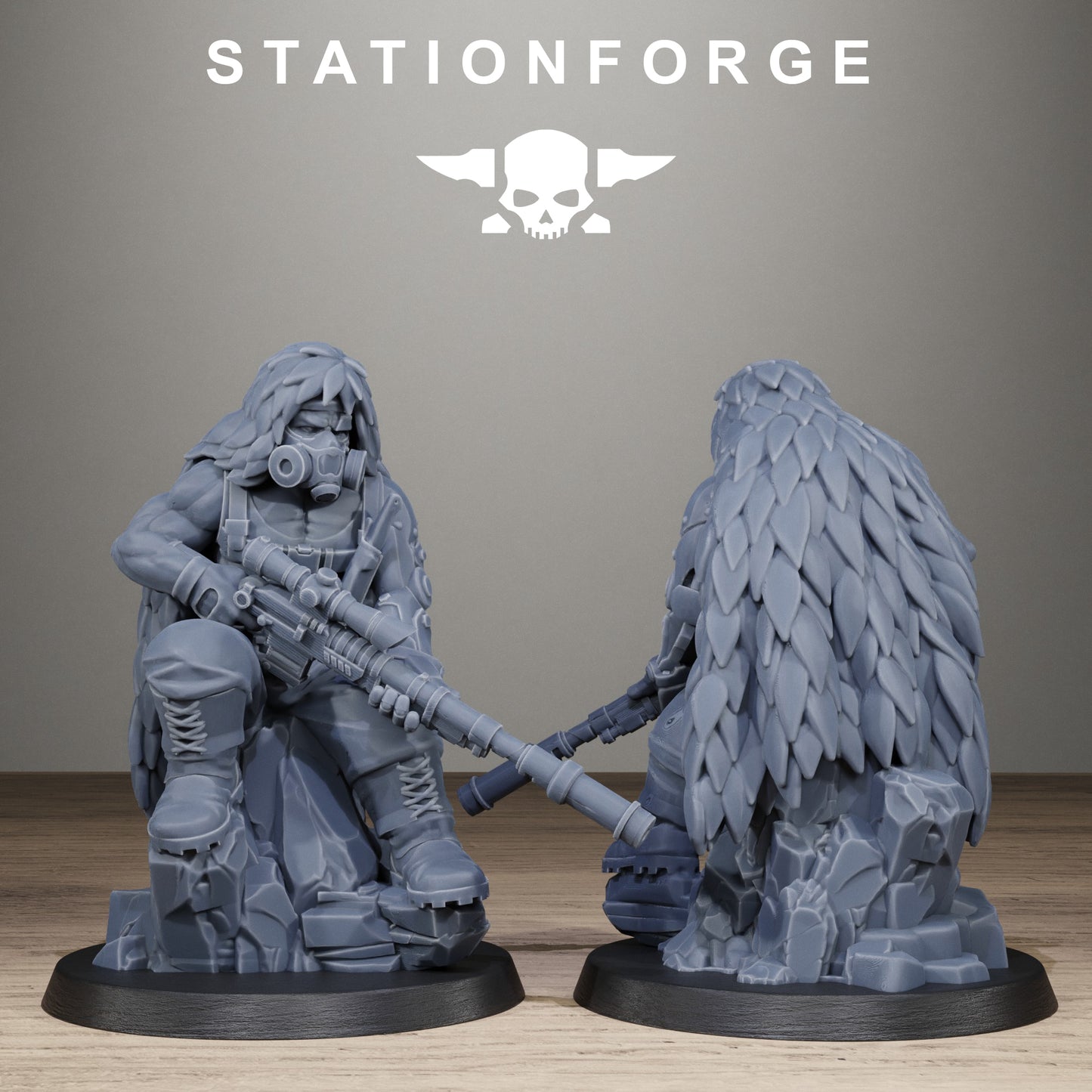 Grimguard Jungle Fighter Snipers (Sculpted by Station Forge)